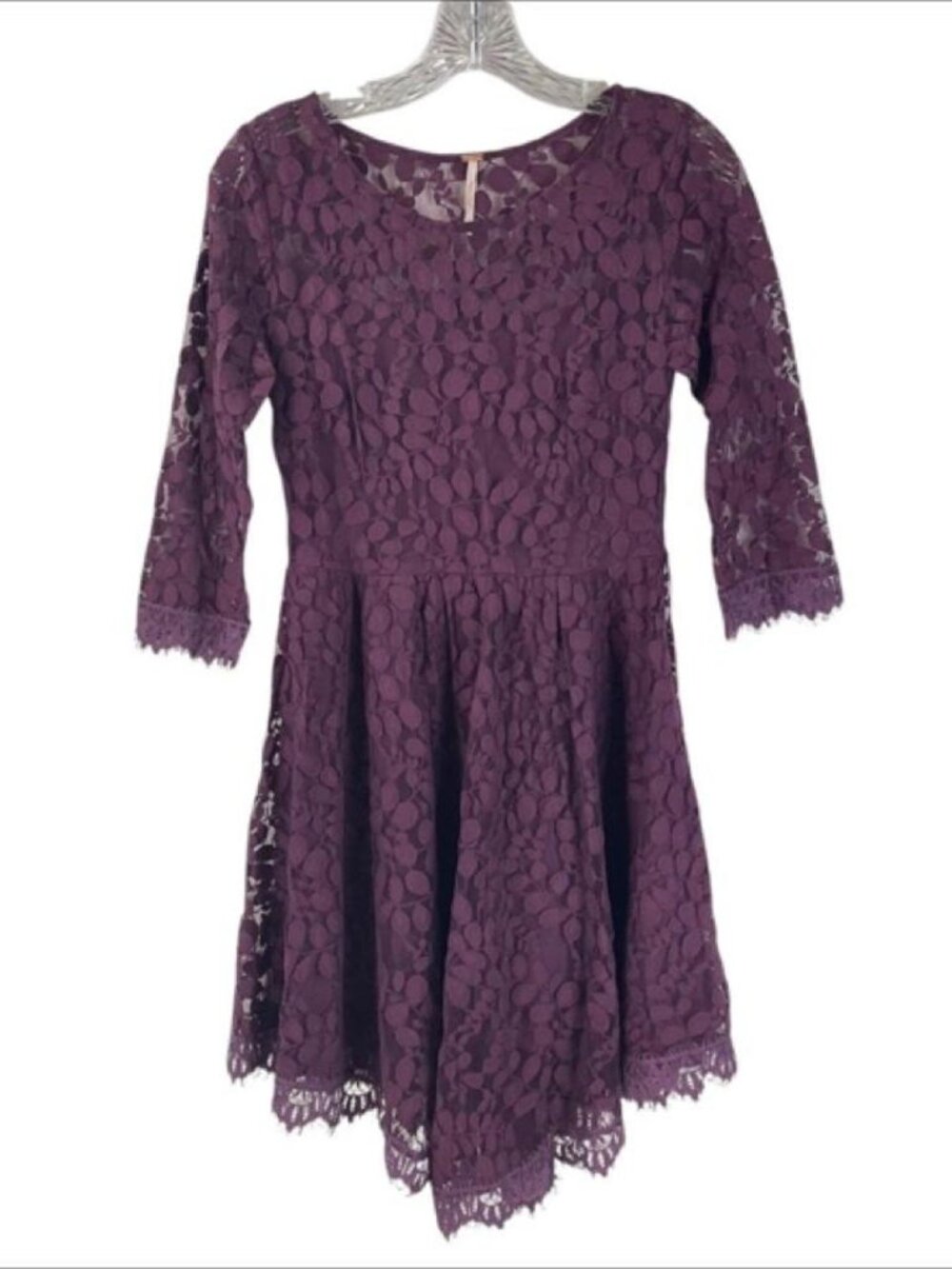 Free People Queens Love Lace Fit & Flare Dress Size 2